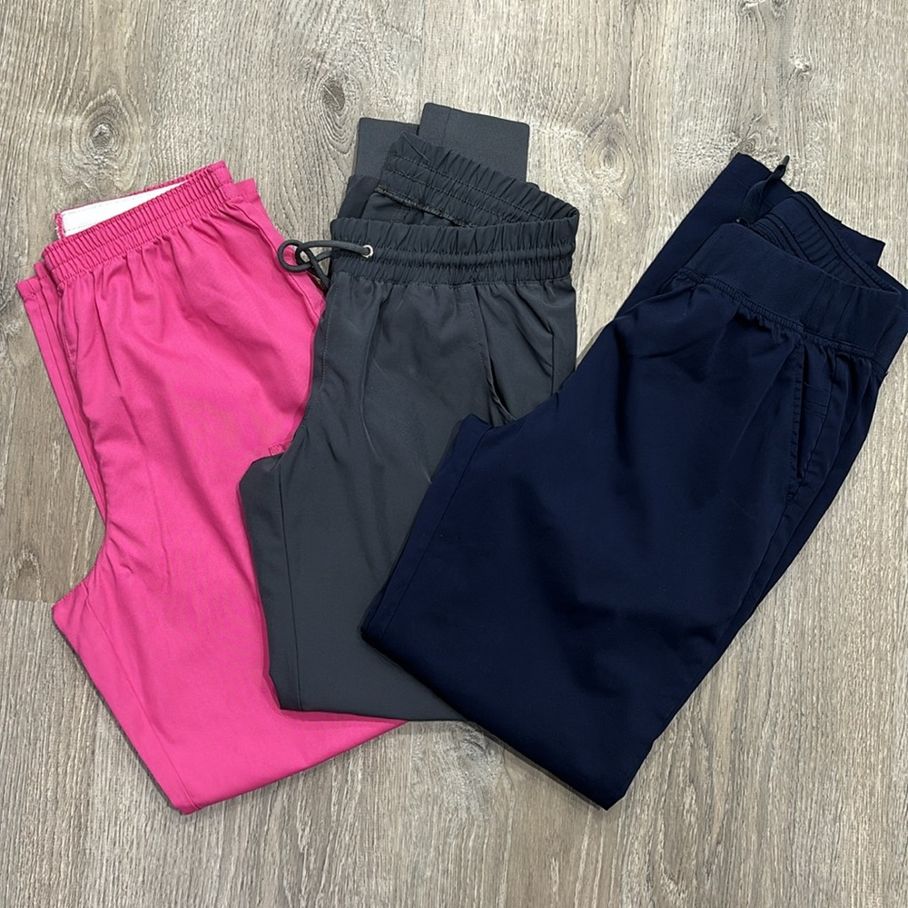 Bundle of 3 like new scrub pants